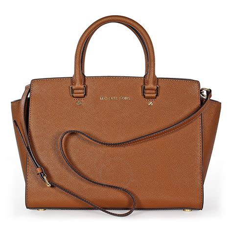 michael kors selma tan vs luggage